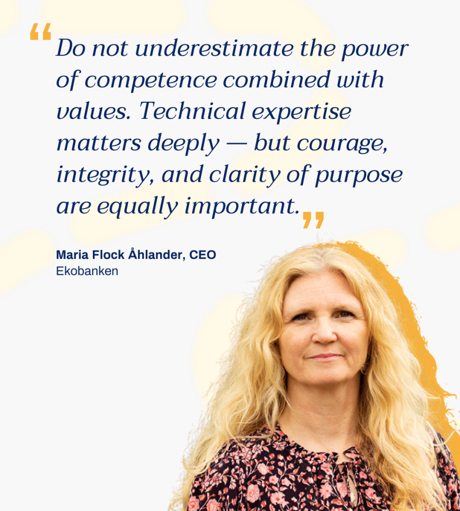 CEO of Ekobanken speaks up on International Women's Day