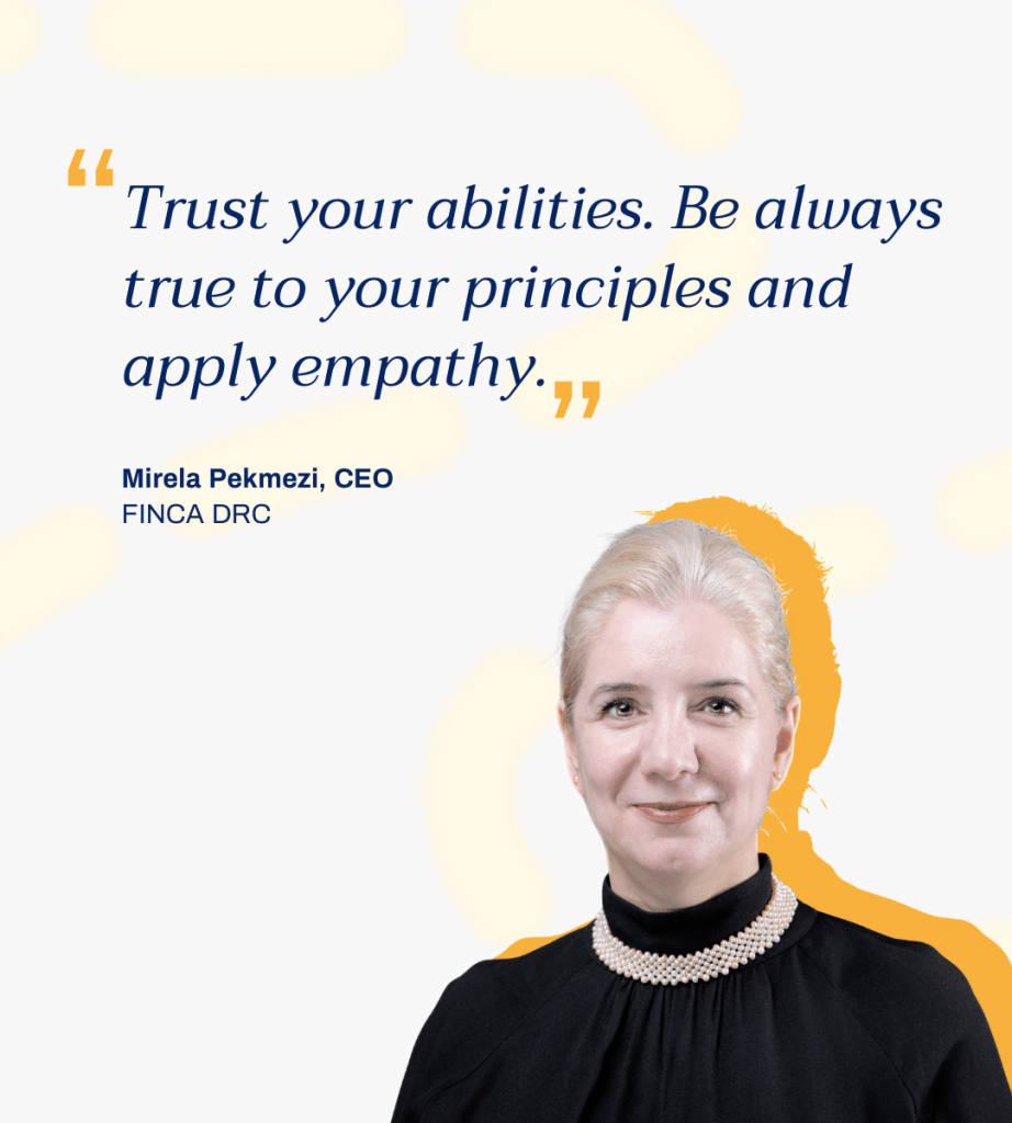 Mirela Pekmezi, CEO FINCA DRC speaks up at Women's Day